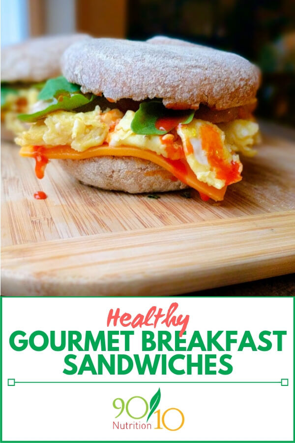 healthy Gourmet Breakfast Sandwich