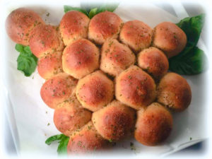 Cheesy Stuffed Whole Wheat Dinner Rolls