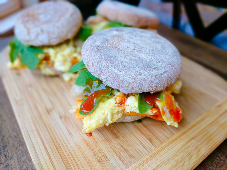 healthy Gourmet Breakfast Sandwich