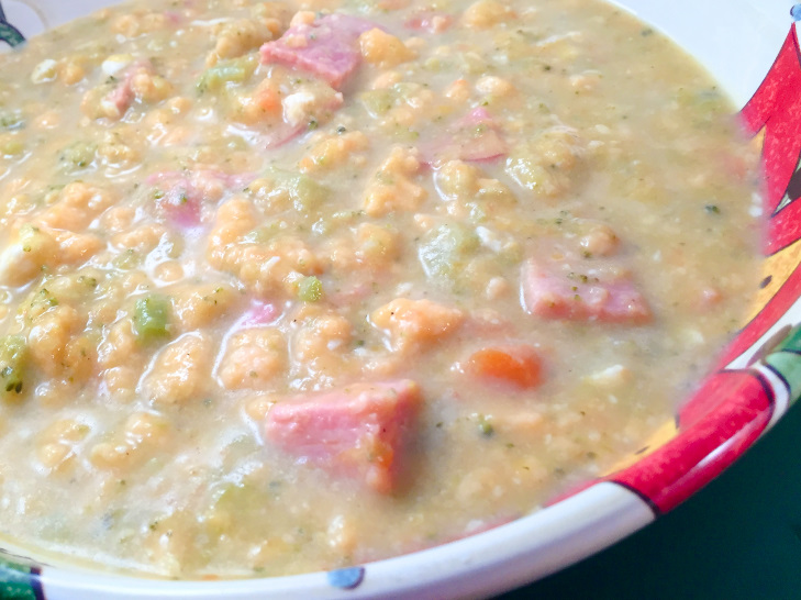 Downhome Ham and Cheddar Soup