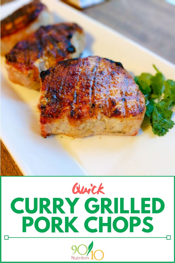 quick curry grilled pork Chops