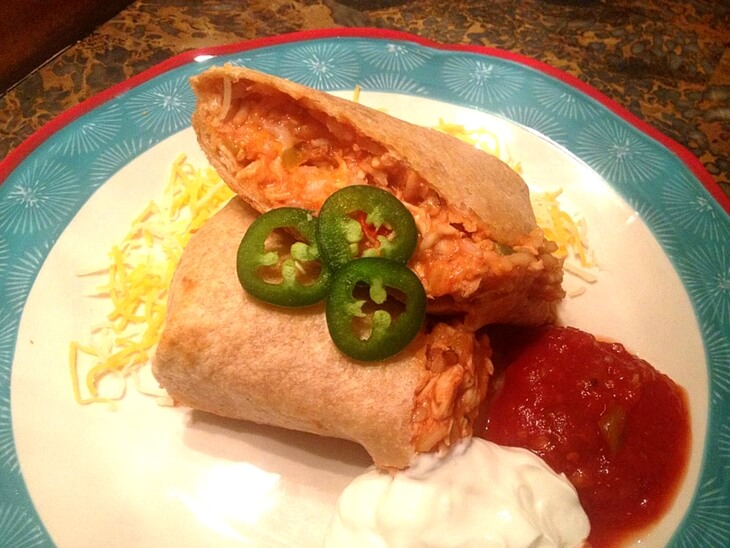 Baked Chicken Chimichangas - Simple Healthy Kitchen