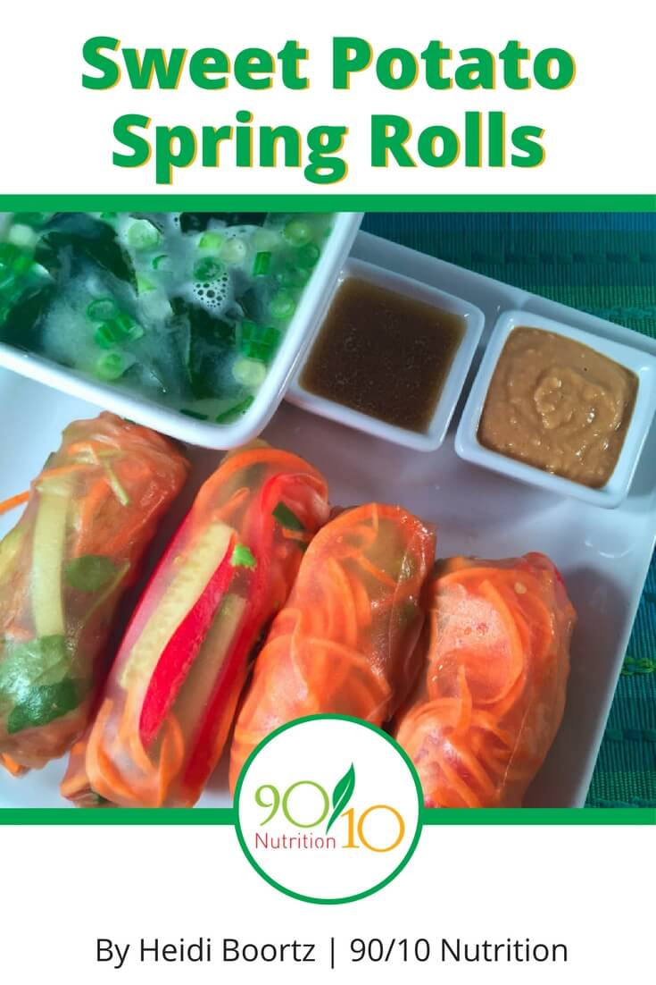 Sweet Potato Spring Rolls