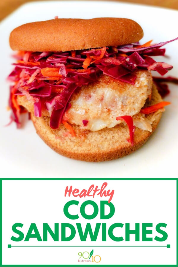 Healthy Cod Sandwiches