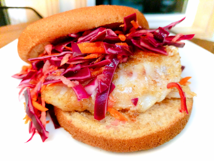 Healthy Cod Sandwiches