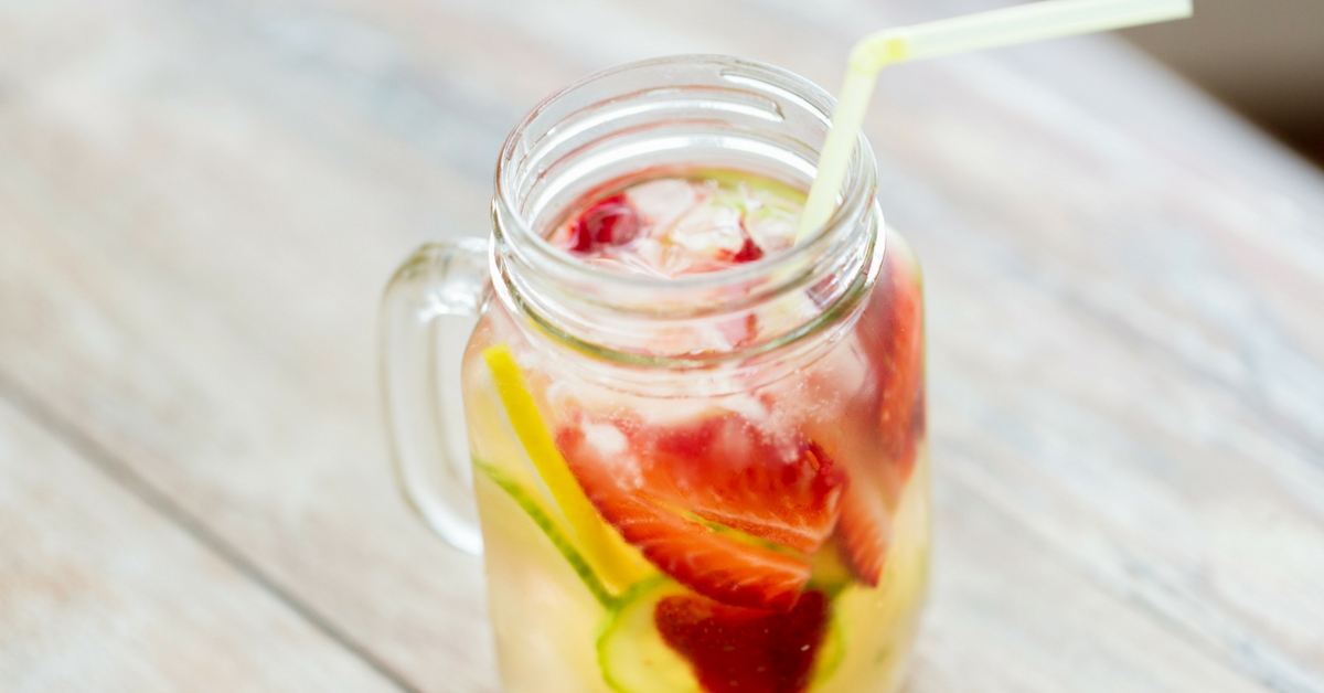 infused water instead of soda
