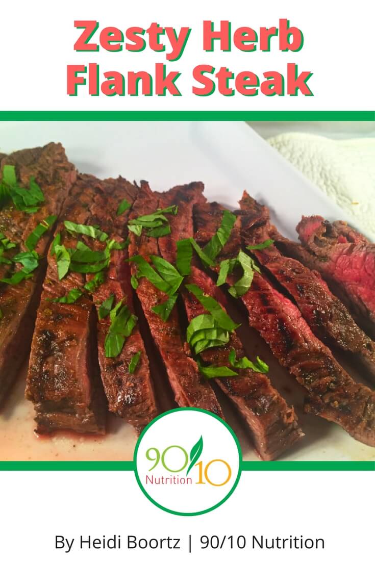 Zesty Herb Flank Steak