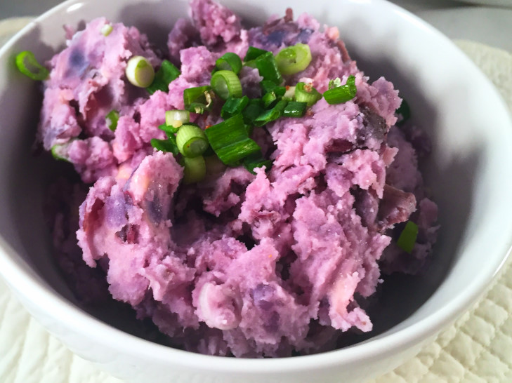 Smashed Purple Potatoes