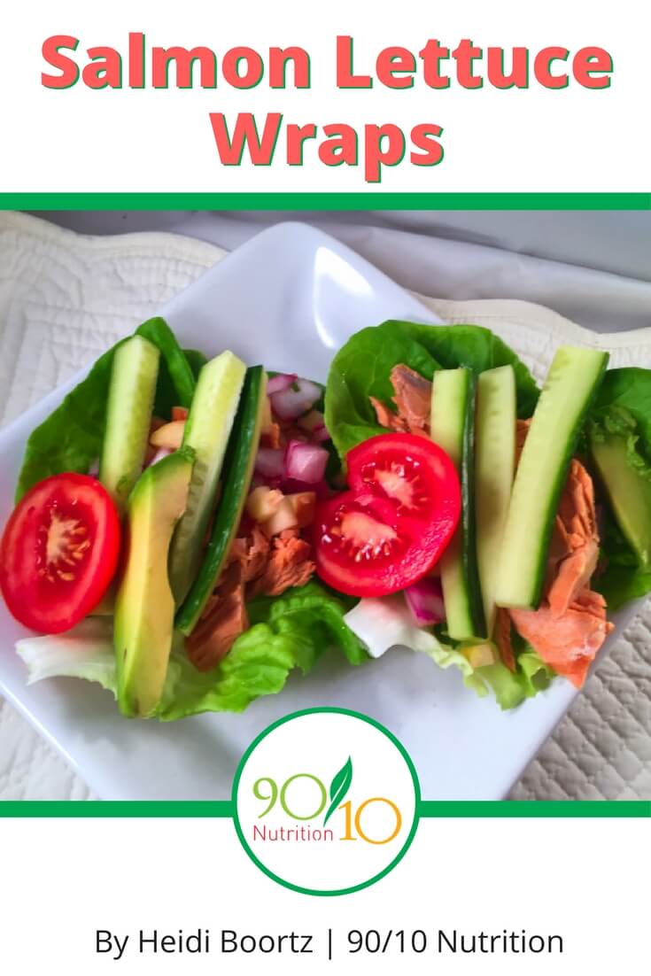 Salmon Lettuce Wraps