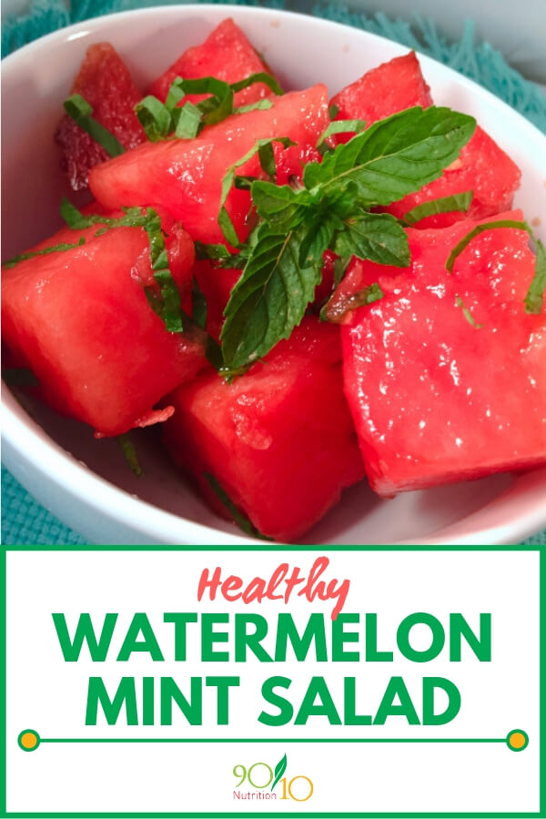 watermelon mint salad