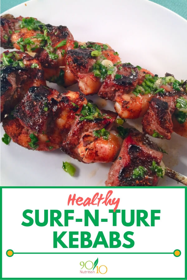 healthy SURF-N-TURF KEBABS