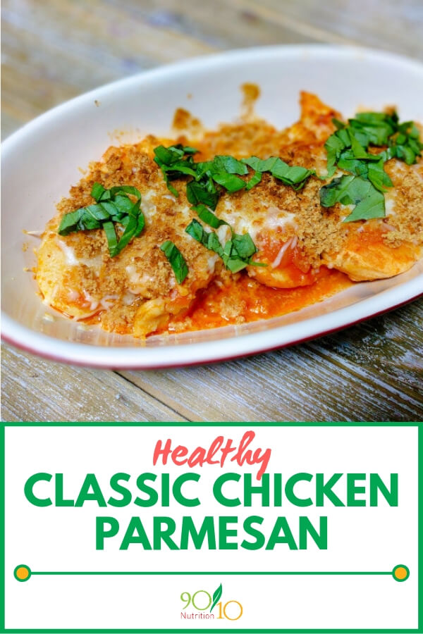 healthy classic chicken parmesan