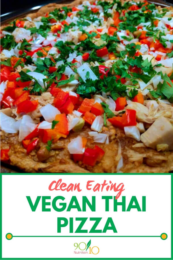 vegan thai pizza