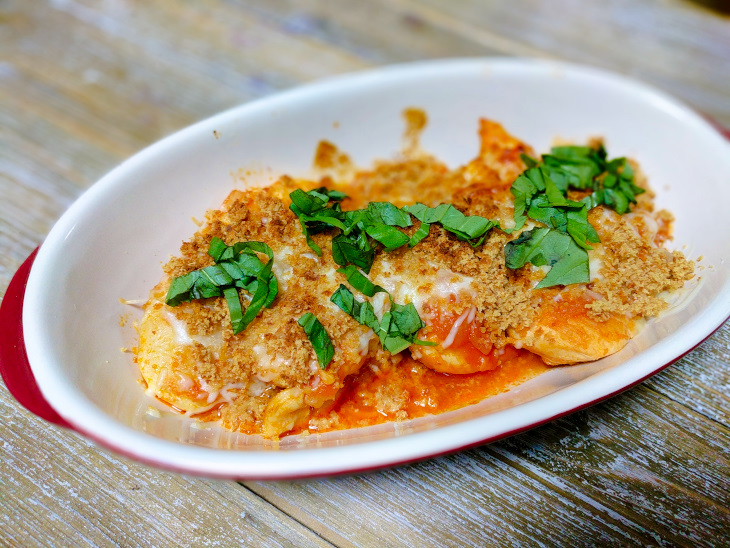 healthy classic chicken parmesan