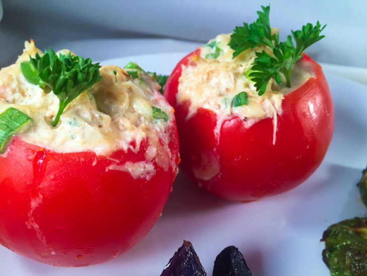 crab-stuffed tomatoes