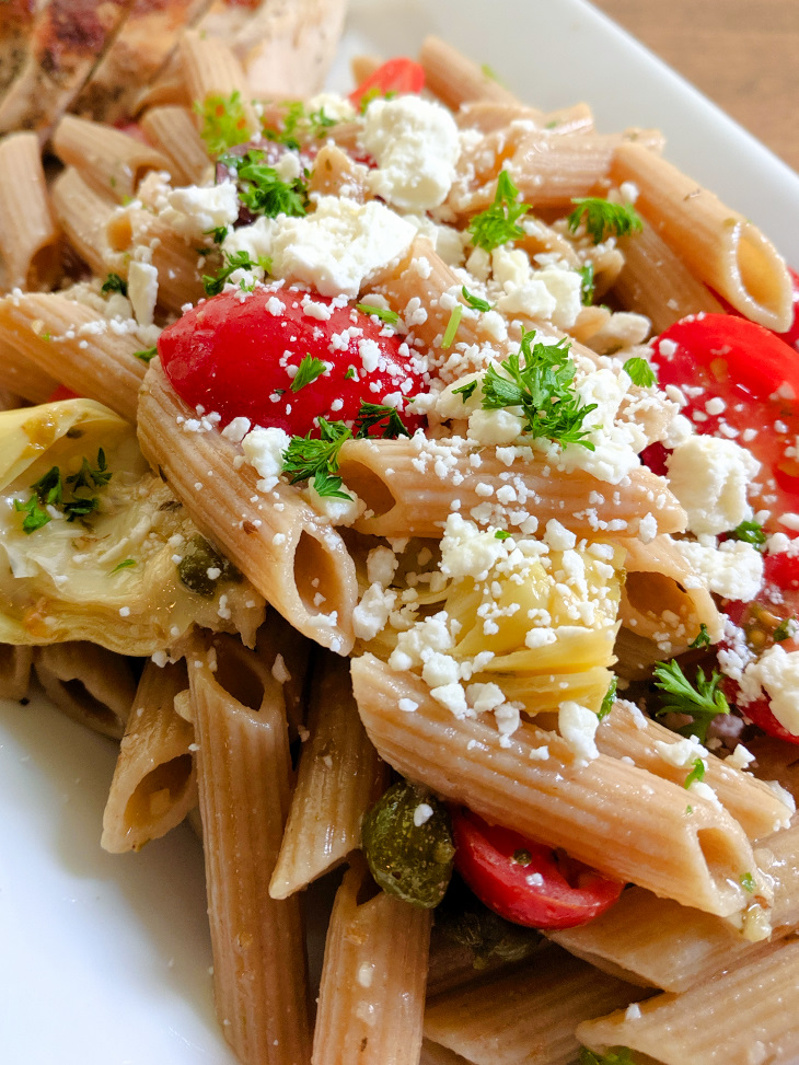clean eating Mediterranean Pasta Salad