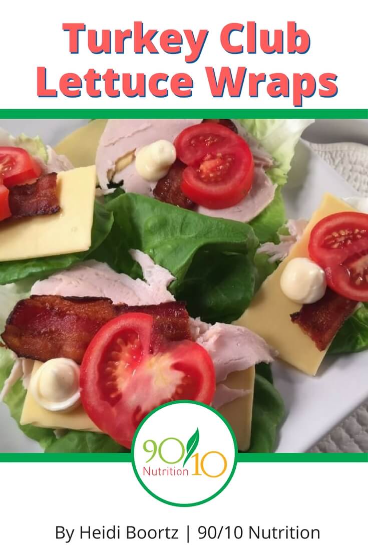 Turkey Club Lettuce Wraps