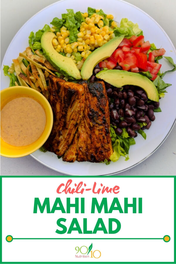 Chili Lime Mahi Mahi Salad