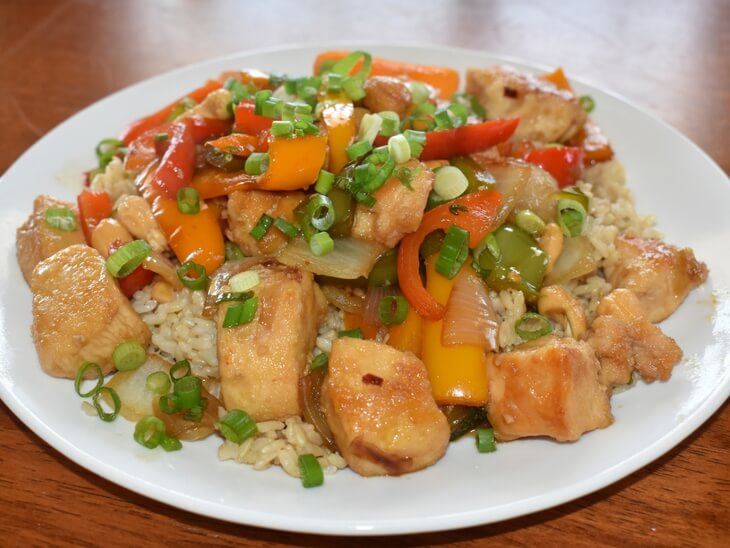 healthy cashew chicken