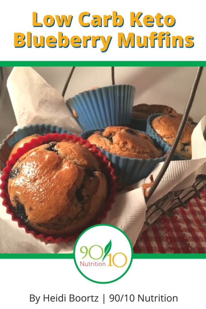 Low Carb Blueberry Muffins - Gluten Free - 90/10 Nutrition