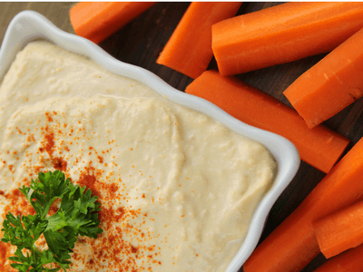 carrots and hummus