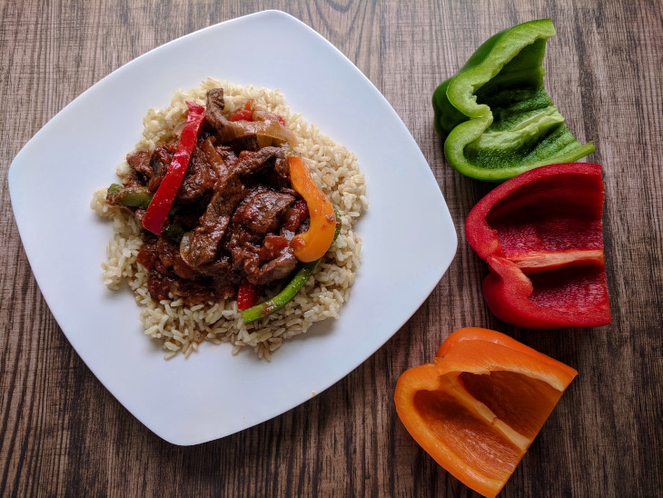 healthy pepper steak