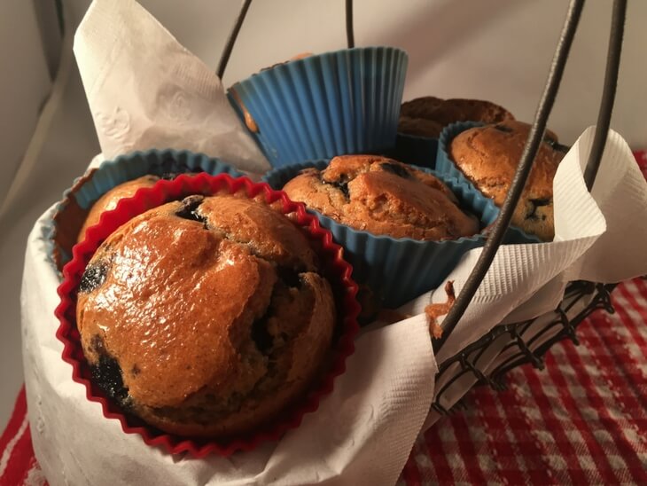 low carb blueberry muffins
