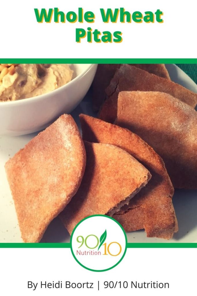 Whole Grain Pitas 100 Wheat Pita Bread 90/10 Nutrition