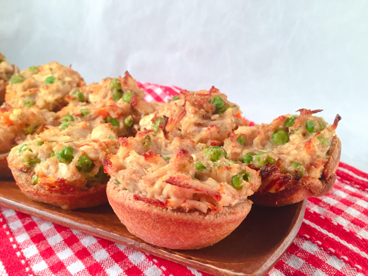 healthy chicken pot pie cups