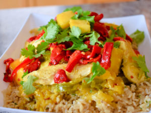 slow cooker mango chicken