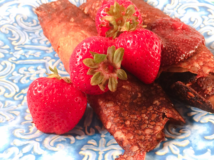 healthy strawberry crepe recipe