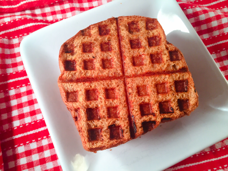 Waffled Garlic Bread