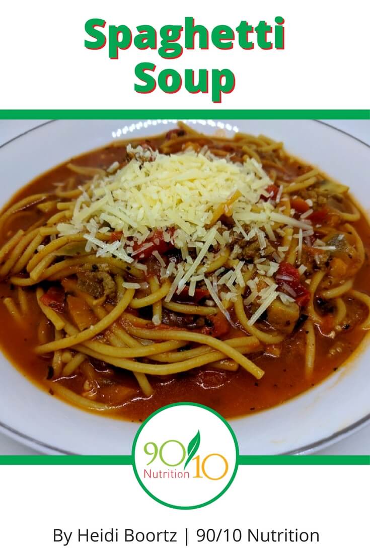 Healthy Spaghetti Soup