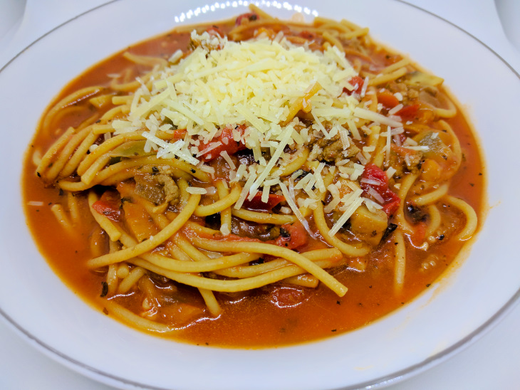 healthy spaghetti soup