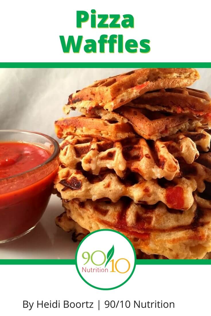 Healthy Pizza Waffles