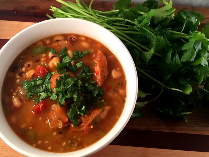 Healthy Black Eyed Pea Stew