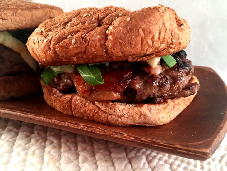 healthy Shiitake Thai Burgers