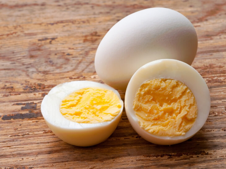 Hard-boiled eggs