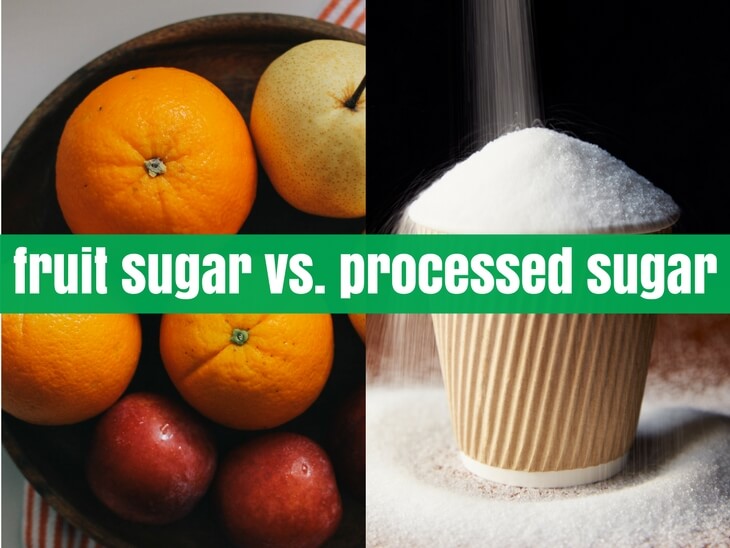 fruit sugar vs processed sugar