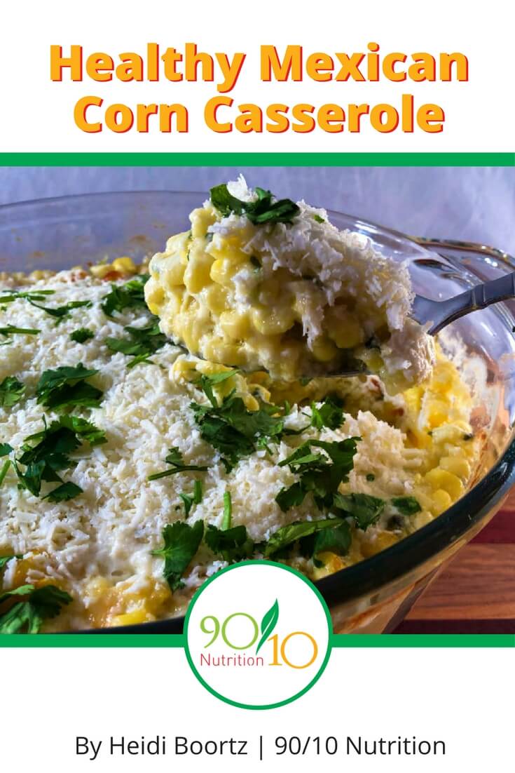 Healthy Mexican Corn Casserole