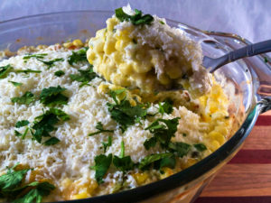 Healthy Mexican Corn Casserole