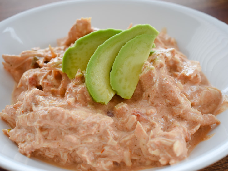 clean eating creamy salsa chicken