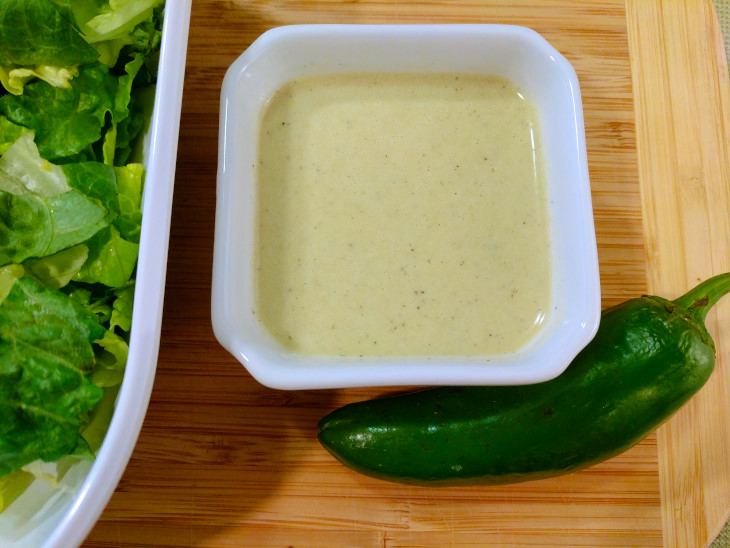 Healthy Spicy Caesar Dressing