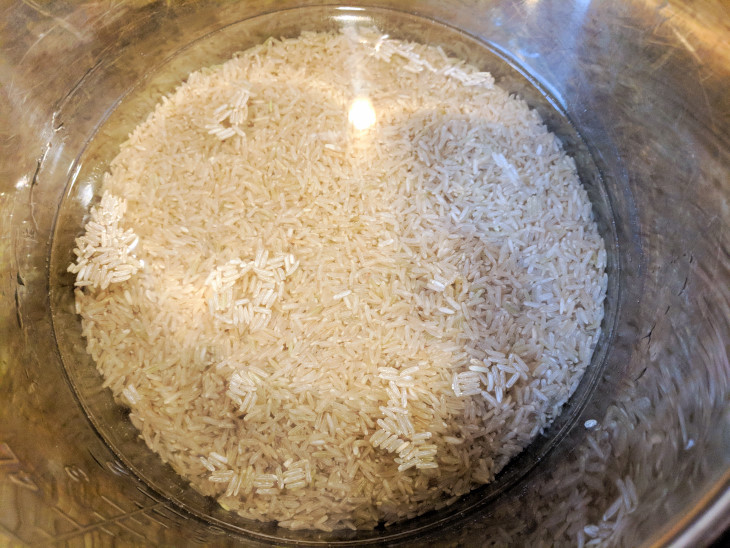 Make your own frozen brown rice packs