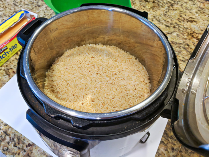 Make your own frozen brown rice packs