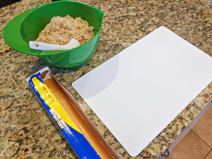 Make your own frozen brown rice packs