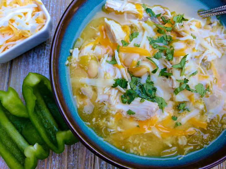 Slow Cooker White Chicken Chili