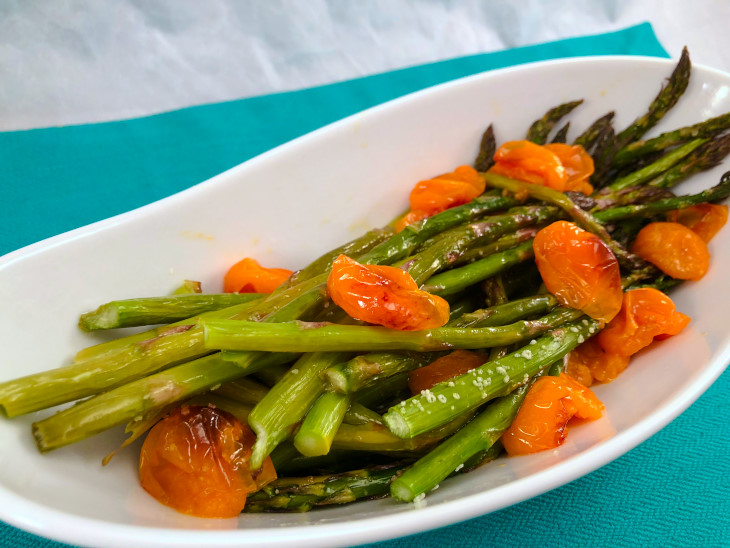 Roasted Asparagus and Tomatoes