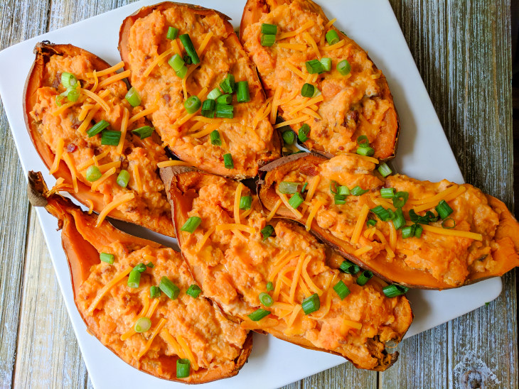 Twice-Baked Sweet Potatoes