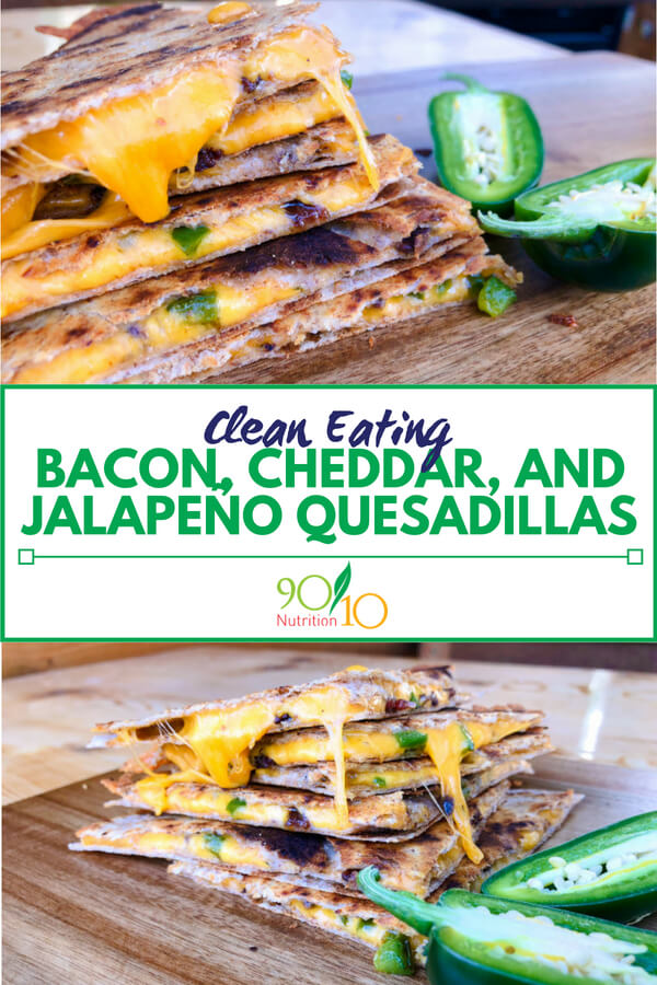 Bacon Cheddar Jalapeño Quesadillas